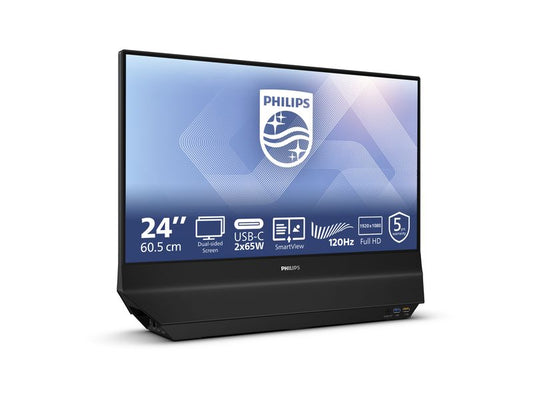 Philips | 2x 23.8 24B2D5300/00, 1920x1080 | HDMI, 2x65W PD Dual Mode, Speaker