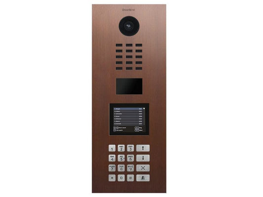 Doorbird | IP Video Türsprechanlage | D22DKV, Echte Baubronze