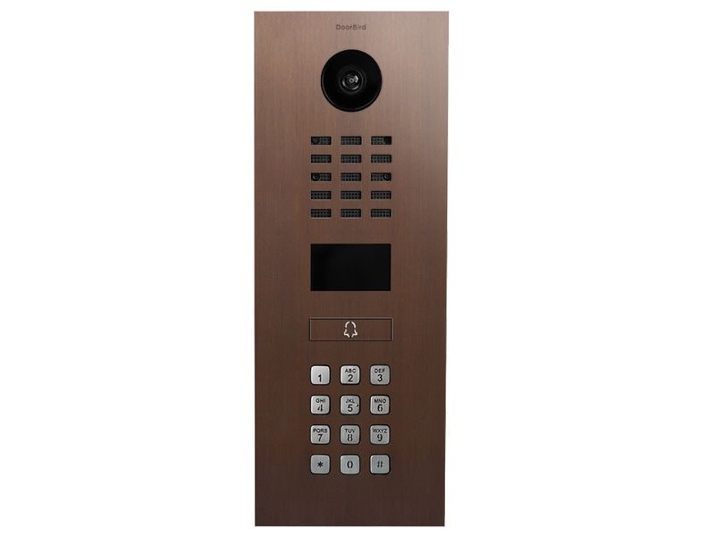 Doorbird | IP Video Türsprechanlage | D2201KV, Echte Baubronze