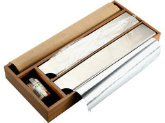 Kesper | Folienspender Bambus dunkel | Grösse: 42 x 19 x 5.4 cm