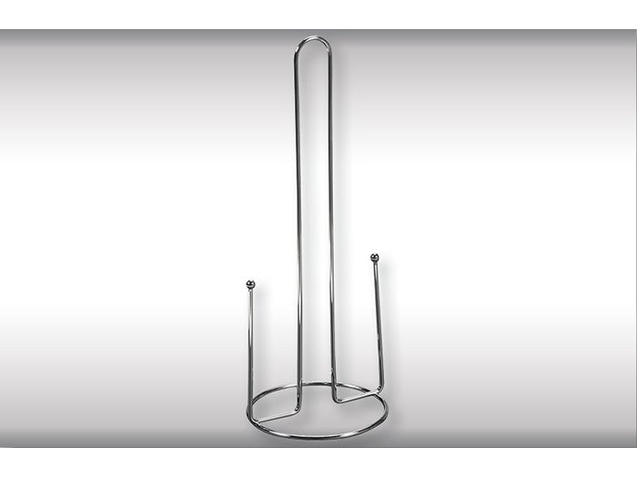 Kesper | Küchenrollenhalter | Ø 12 cm, Höhe: 32,5 cm, Silber