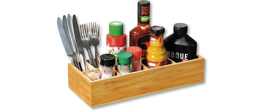 Kesper | Aubewahrungsbox | Bambus, B 36 x H 7,5 x T 15 cm