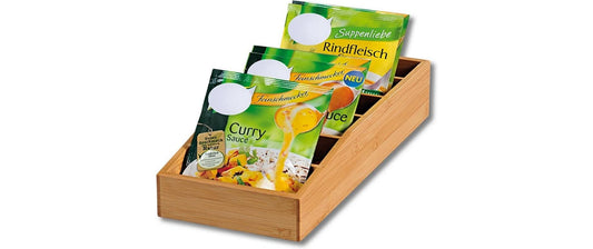 Kesper | Aubewahrungsbox | Bambus, 15 x 35 cm, Höhe: 10 cm
