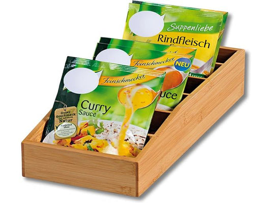 Kesper | Aubewahrungsbox | Bambus, 15 x 35 cm, Höhe: 10 cm