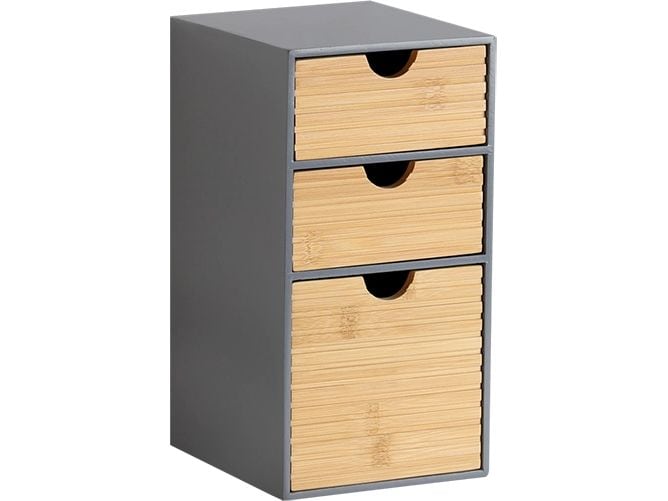 Kesper | Organizer mit 3 Schubladen | Hoch, Grau