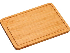 Kesper | Schneidebrett mit Saftrille | Bambus, Grösse: 33 x 23 x 1.6 cm