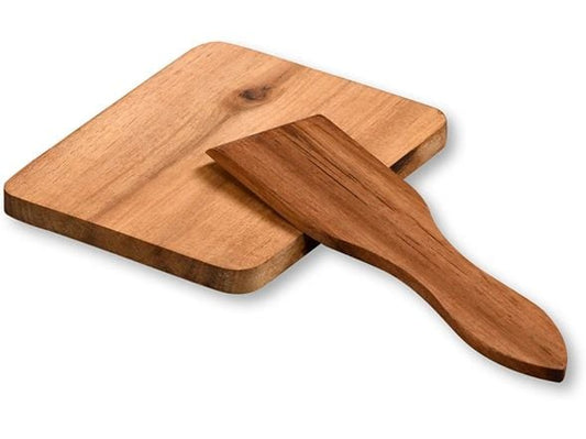 Kesper | Raclette-Untersetzerset | 8 Stück, Akazienholz