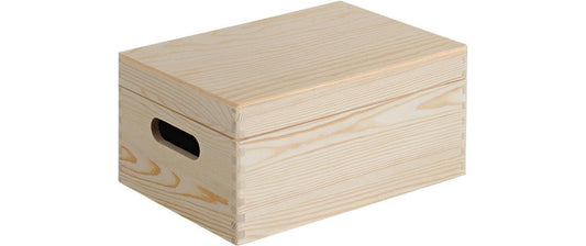 Kesper | Aufbewahrungskiste Kiefer FSC | Grösse: 29 x 19 x 13.5 cm