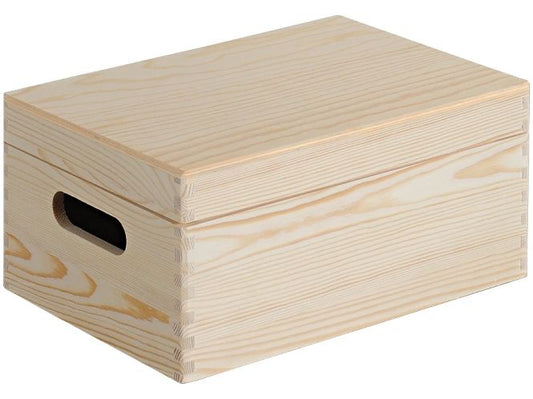 Kesper | Aufbewahrungskiste Kiefer FSC | Grösse: 29 x 19 x 13.5 cm