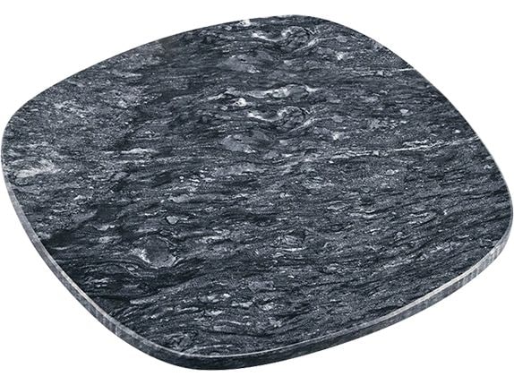 Kesper | Servierplatte Marmor quadratisch | Grösse: 25 x 25 x 1,0 cm