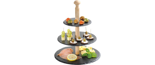 Kesper | Etagere 3-stöckig | B 30 x T 30 x H 34 cm