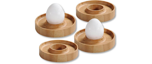 Kesper | Eierbecher-Set | 4 Stück, Braun