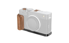 Smallrig | L-Shaped Mount Plate | with Wooden Handle for FUJIFILM X-E5 (Bl)