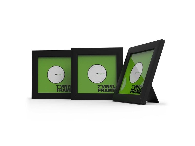 Glorious | Vinyl Frame Set 7 | 7-Zoll, Schwarz, 3er-Pack