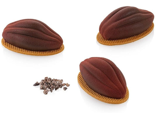 Silikomart | Silikonbackform Cacao 30 | Mit Ausstecher