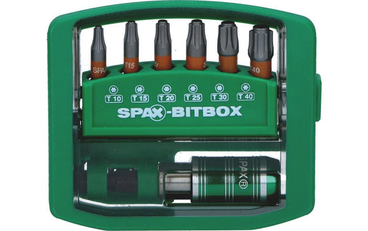 Spax | Bitbox T-STAR PLUS (6 Bits T10-T40 25mm | + 1 Bit-Halter)