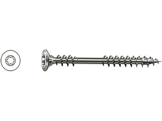 Spax | Fassadenschraube A2 Linsensenkkopf Klein | 8mm Starke Fraesrippen