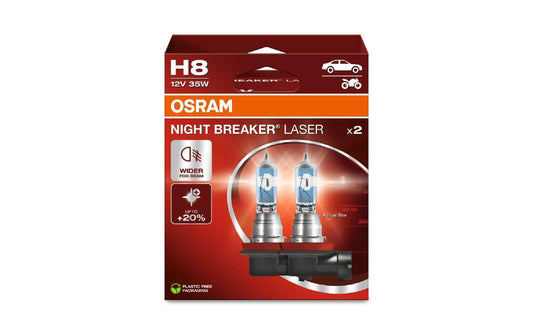 OSRAM | Night Breaker Laser Duobox | H8 12V 35W PGJ19-1