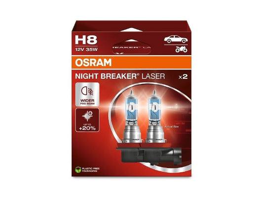 OSRAM | Night Breaker Laser Duobox | H8 12V 35W PGJ19-1