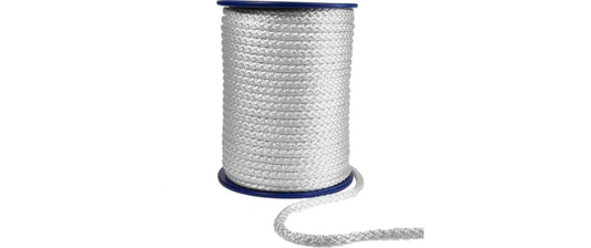 SpanSet | Aufhängeseil Hochfestes Polyamid-Seil | weiss, Ø 12 mm, geflochten.