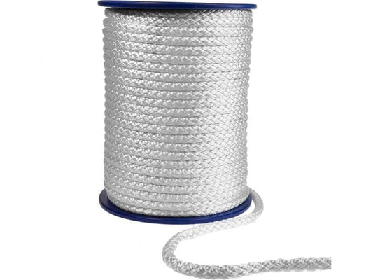 SpanSet | Aufhängeseil Hochfestes Polyamid-Seil | weiss, Ø 12 mm, geflochten.