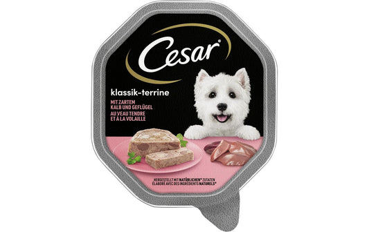 Cesar | Klassik-Terrine Kalb&Geflügel 14x150g