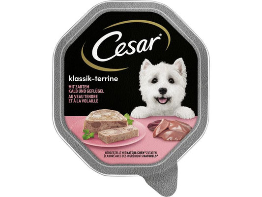 Cesar | Klassik-Terrine Kalb&Geflügel 14x150g