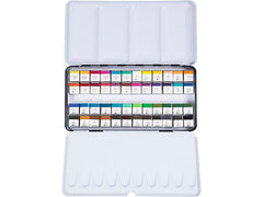 Creativ Company | Art Aquarellfarben | Halbwannen, Standard-Farben, 48 Farben