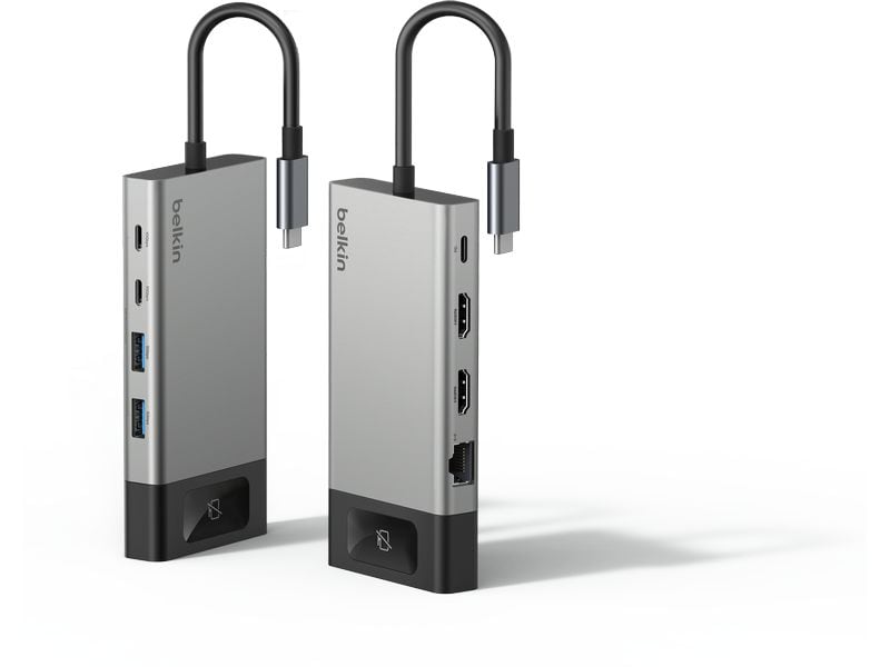Belkin | Connect 8-in-1 UCB-C Hub | Für 2 Bildschirme