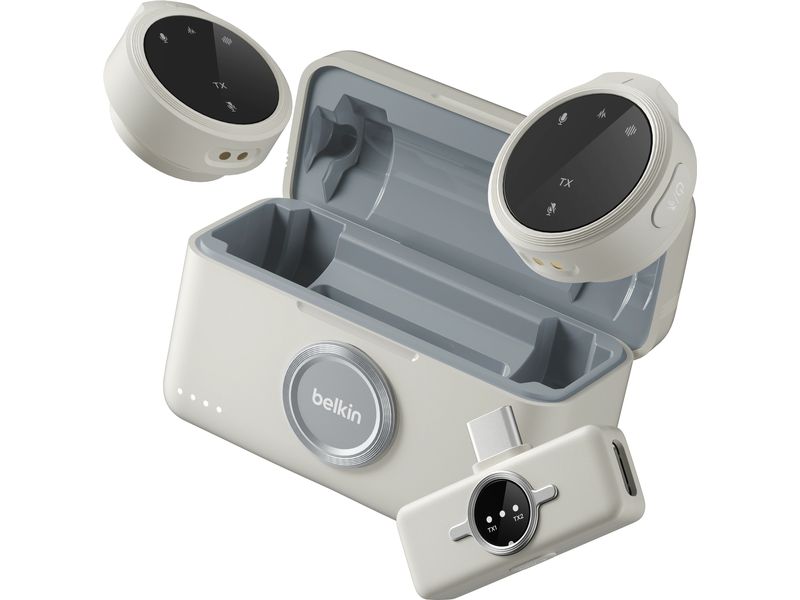 Belkin | Stage Dual kabelloses Mikrofon | Mit Ladecase