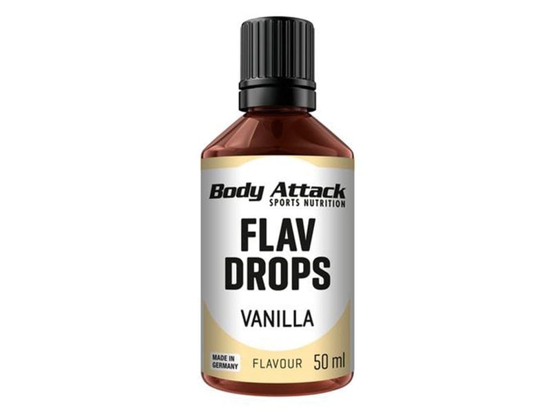 Body Attack | Flav Drops | Vanilla, 50ml