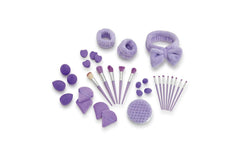 VITALmaxx | Make-up Set lila | Haarband, Pinsel, Schwamm uvm