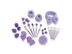 VITALmaxx | Make-up Set lila | Haarband, Pinsel, Schwamm uvm