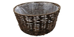 CHALET | Rattan Schale Kobo Wild L | 34x34x15cm braun