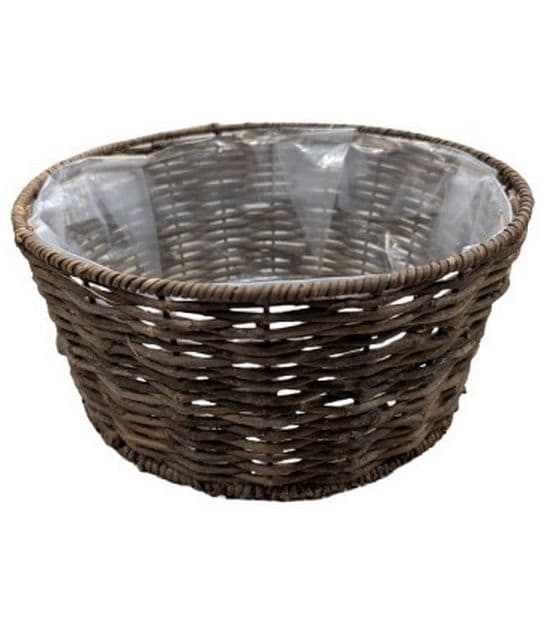 CHALET | Rattan Schale Kobo Wild M | 28x28x13cm braun
