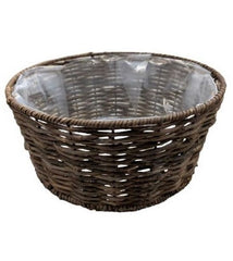 CHALET | Rattan Schale Kobo Wild M | 28x28x13cm braun