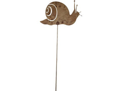 CHALET | Schneckenstecker L | 24x0.1x60cm rost