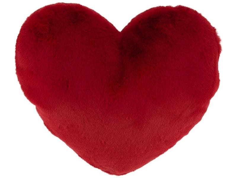 CHALET | Kissen Cuddle Herz | 40x28x8cm rot