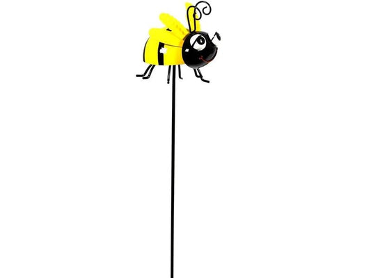 CHALET | Biene Willie auf Stab | 11x9x78cm gelb