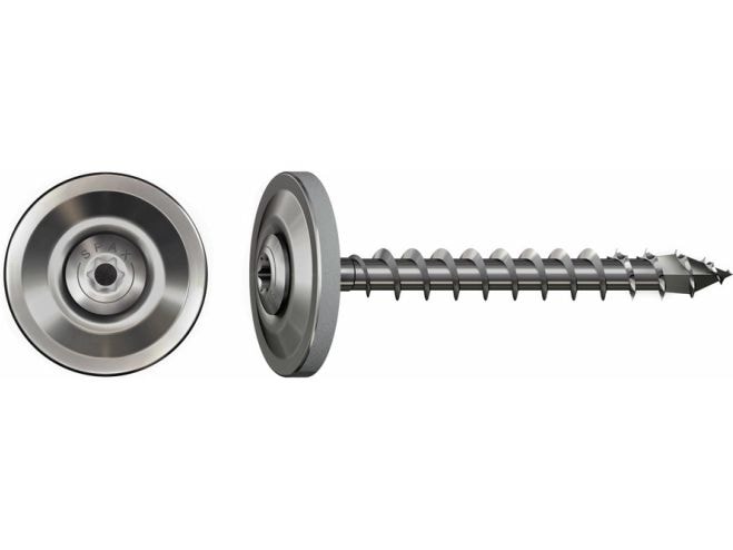 Spax | Spenglerschraube A2 T-STAR PLUS T20 4Cut | Dichtscheibe 15mm L 75 Stk.