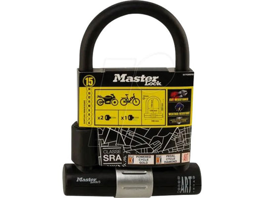 Masterlock | Master Lock - Motorrad-Bügelschloss | gehärteter Stahl