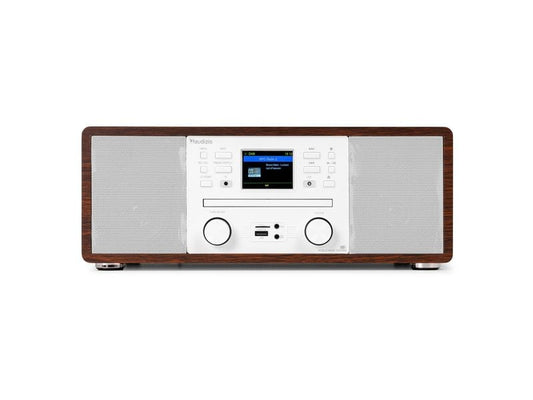 Audizio | Avola-WHT | DAB+/FM Radio mit BT u. CD, WLAN, weiss