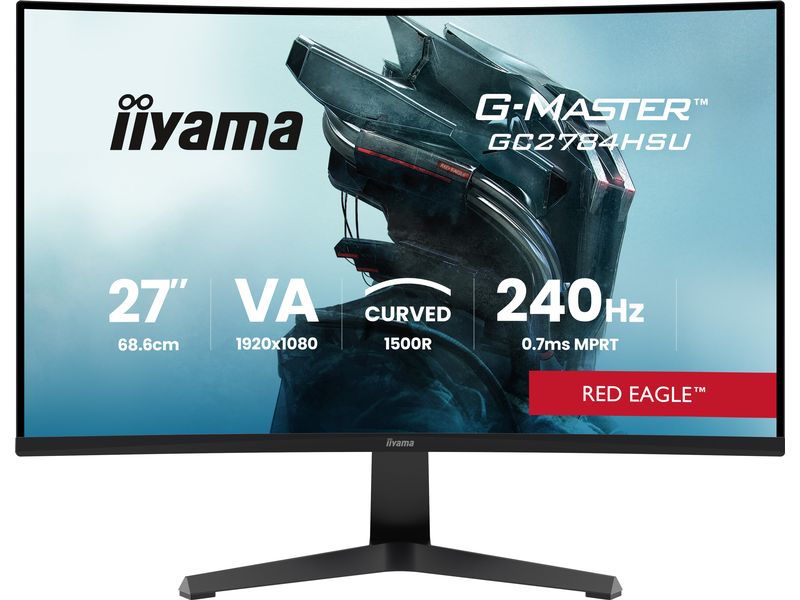 iiyama | 27 GC2784HSU-B1 | VA-panel, 1920x1080@240Hz, HDMI