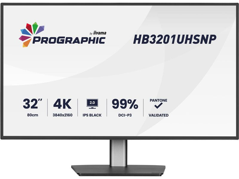 iiyama | 32 HB3201UHSNP-B1 | IPS-panel, 3840x2160, HDMI