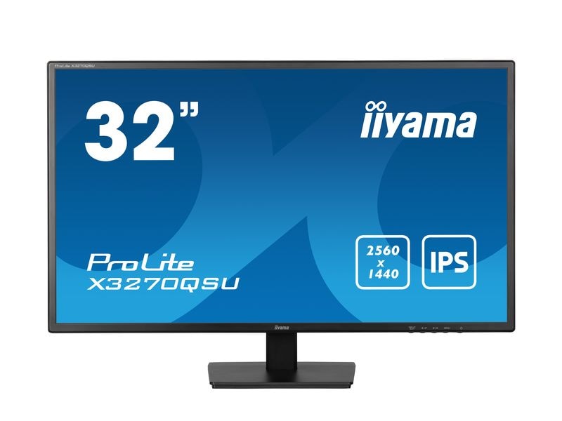 iiyama | 32 X3270QSU-B1 | IPS-panel, 2560x1440, HDMI