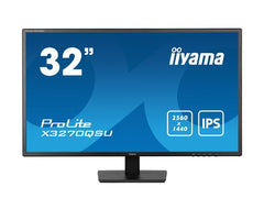 iiyama | 32 X3270QSU-B1 | IPS-panel, 2560x1440, HDMI