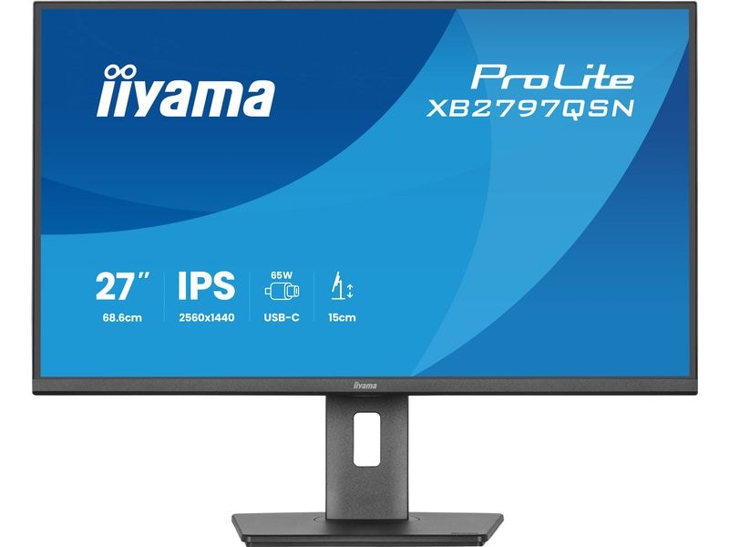 iiyama | 27 XB2797QSN-B1 | IPS-panel, 2560x1440, HDMI