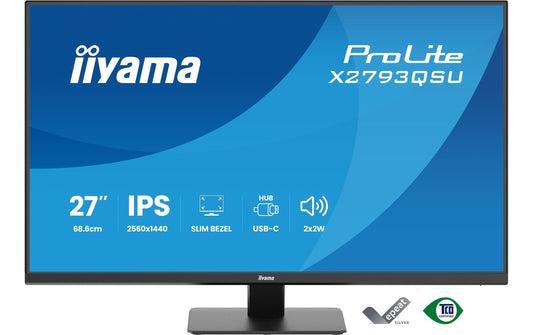 iiyama | 27 X2793QSU-B1 | IPS-panel, 2560x1440, HDMI