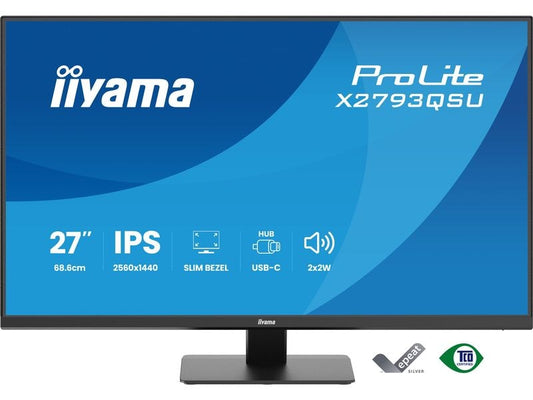 iiyama | 27 X2793QSU-B1 | IPS-panel, 2560x1440, HDMI