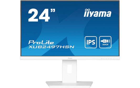 iiyama | 24 XUB2497HSN-W2 | IPS-panel, 1920x1080, HDMI